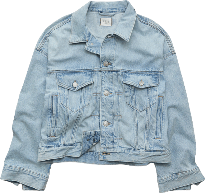 AE77 Oversized Denim Jacket | American Eagle