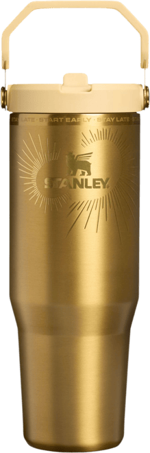 Stanley 30 oz. IceFlow 2.0 Flip Straw Tumbler - Messi x Stanley 1913 Gold