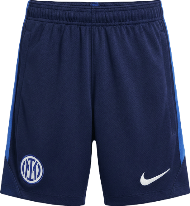 Inter Milan Strike Short de foot en maille Nike Dri-FIT pour ado