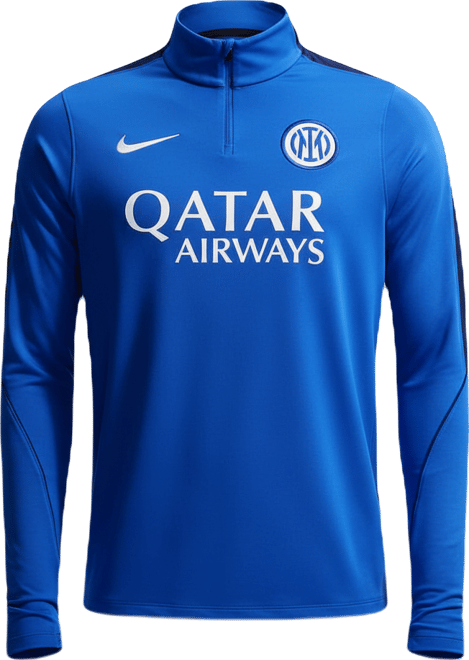 Inter Milan Strike Nike Dri-FIT kötött férfi edzőfelső futballhoz