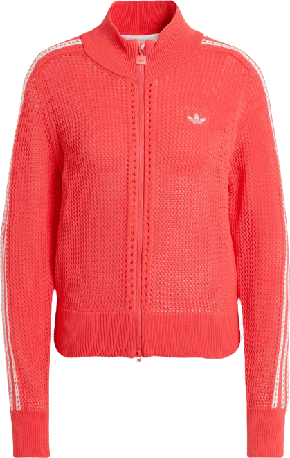 adidas Originals Women's Knitted Crochet Firebird Track Top