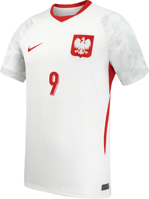 Robert Lewandowski Poland National Team 2026 Stadium Home Men's Nike Dri-FIT Soccer Jersey