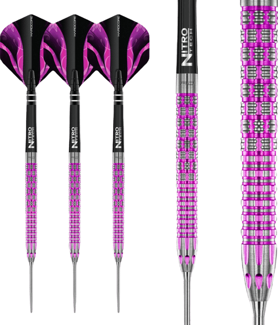 Nodor Tyrian Purple Tungsten 22g Darts | Dick's Sporting Goods