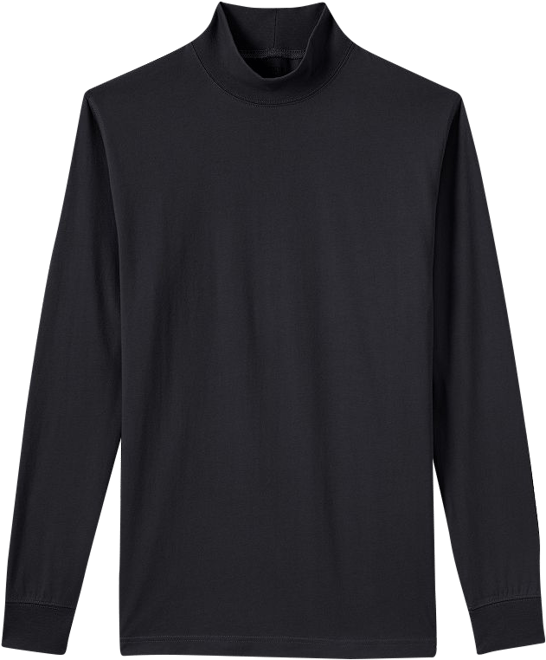 Kids Under Armour Black Mock Turtleneck Shirt Size Large