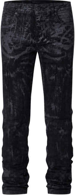 Waxed Skinny Denim - Black | mnml