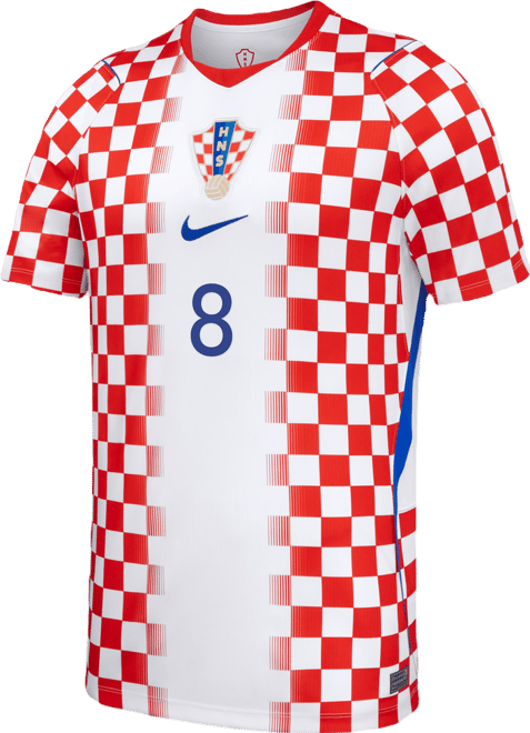 Mateo Kovačić Croatia National Team 2026 Stadium Home Men's Nike Dri-FIT Soccer Jersey