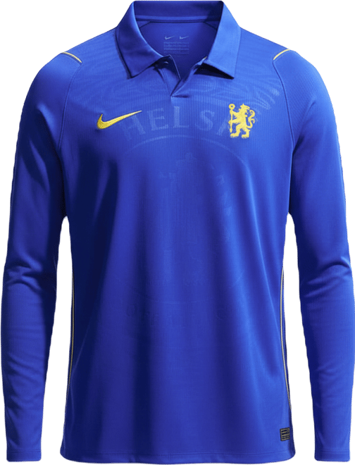 Chelsea FC 2026/27 Stadium Domicile Maillot de foot à manches longues Replica Nike Dri-FIT pour homme