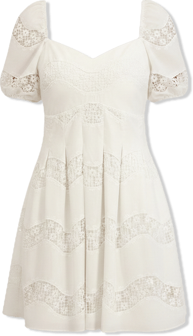 kensie white lace dress Kensie Girl Sleeveless Lace Fit and Flare Dress, Sizes 4-16