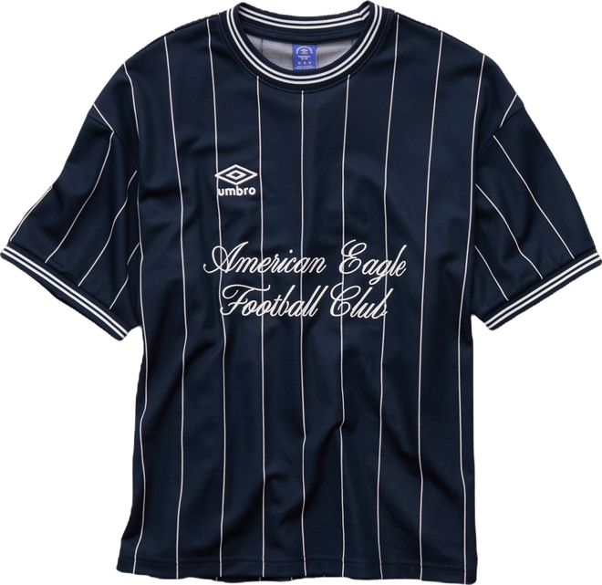 AE x Umbro Boxy Fit Graphic Jersey | American Eagle