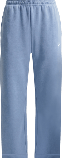 Nike Studio Fleece Medium Weight Women's Mid-Rise Open-Hem Trousers