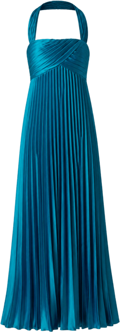 aidan mattox color block pleated dress Aidan AIDAN MATTOX Pleated Colorblock Midi Dress - Size 6