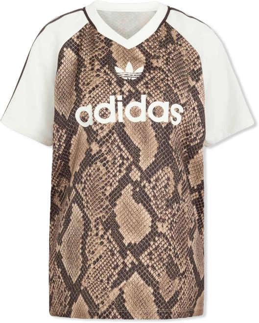 adidas Originals Women's Snake Print Satin Jersey