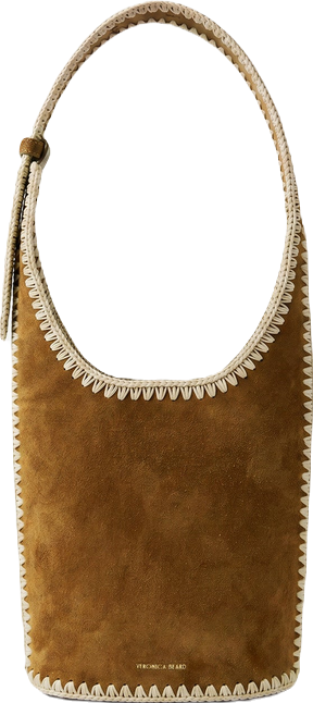 Whipstitch Loop Bag in Acorn Multi | Veronica Beard