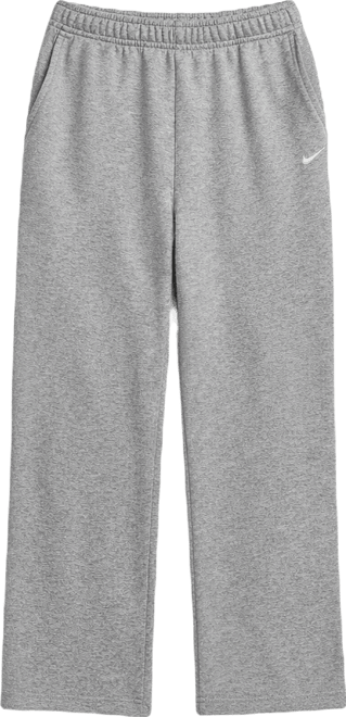 Nike Studio Fleece Medium Weight Women's Mid-Rise Open-Hem Trousers