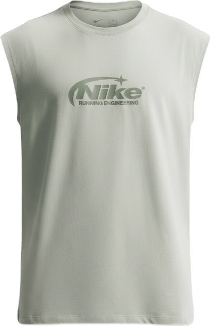 Nike Playera de correr sin mangas Dri-FIT para hombre