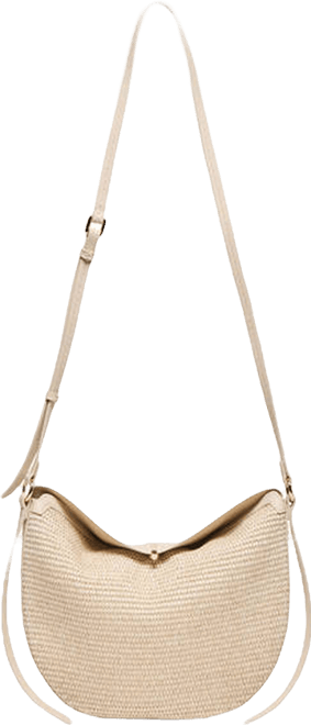 Dolce Vita Raffia Slouchy Foldover Bag | Belk