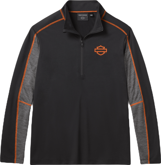 Men's H-D TECH COOLMAX ¼ Zip | Harley-Davidson USA
