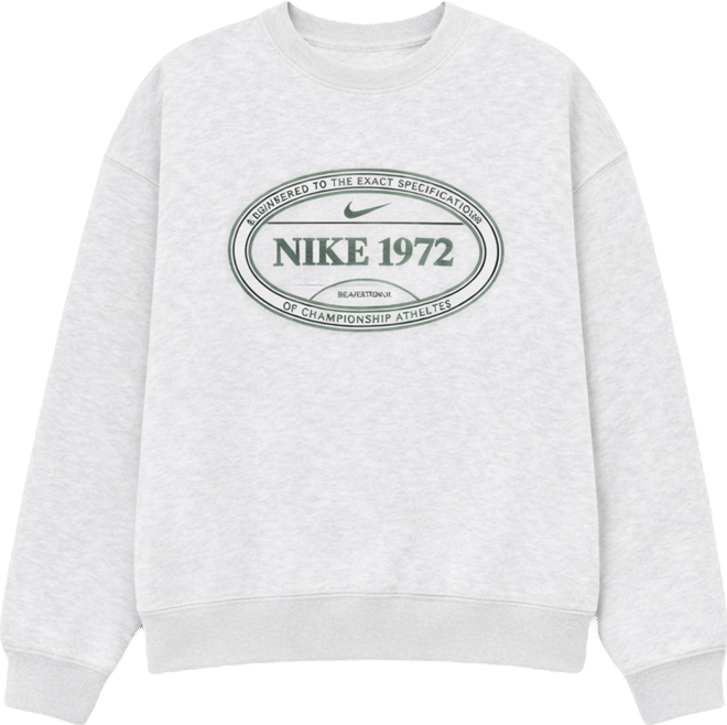 Nike Sportswear Phoenix Fleece Oversized sweatshirt met ronde hals voor dames