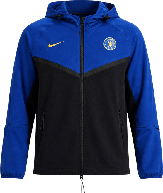 Chelsea FC Tech Windrunner Nike geweven voetbaljack met rits over de hele lengte voor heren