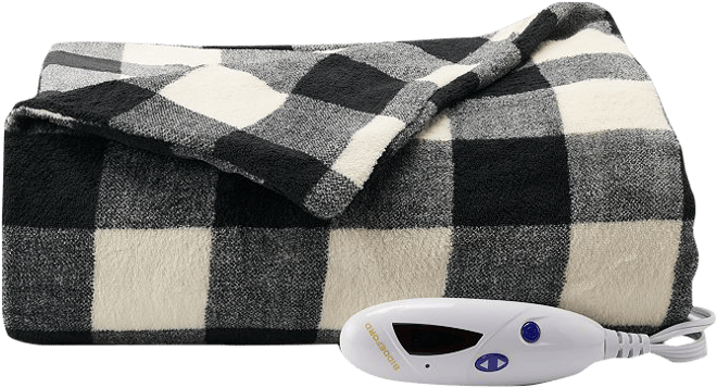 Biddeford Electric Heated Microplush Throw Blanket
