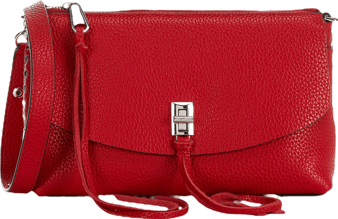 REBECCA MINKOFF Darren Top Zip Turnlock Crossbody Bag | Dillard's