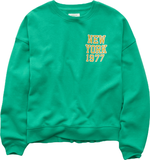AE Graphic Crew Neck Sweatshirt | American Eagle