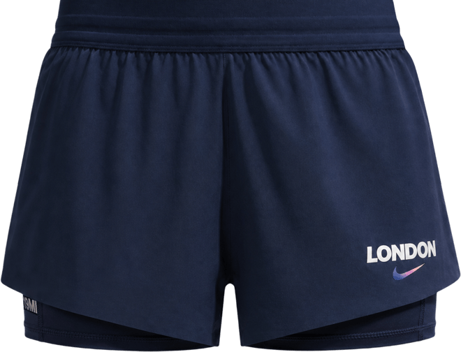 Nike Swift Women's Dri-FIT Mid-Rise 2-in-1 Running Shorts