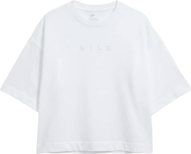 Nike Sportswear Γυναικείο T-Shirt σε φαρδιά γραμμή με κοντή, μοντέρνα γραμμή
