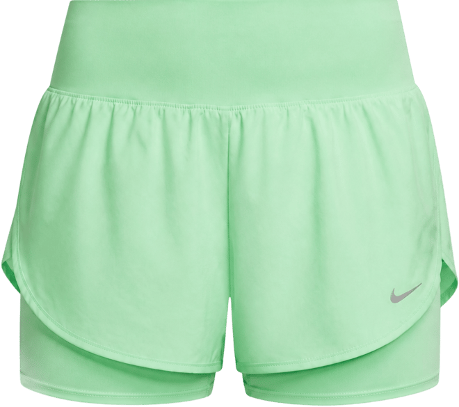Nike Flow Women's Dri-FIT High-Waisted 2-in-1 Running Shorts