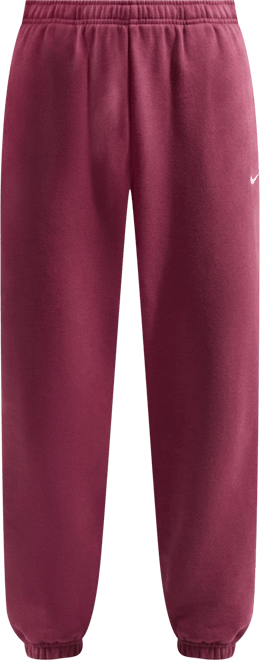 Nike Studio Fleece Medium Weight Women's High-Rise Oversized Cuffed Trousers