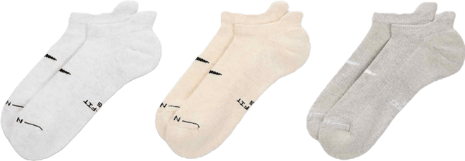 Nike Everyday Elevated No-Show-Socken (3 Paar)