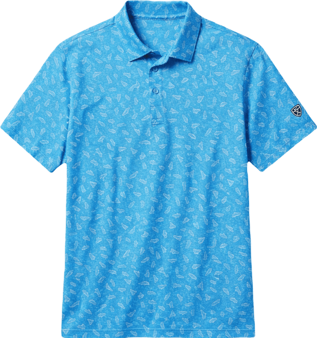Nike Par Dri-FIT golfpolo met grasprint voor heren