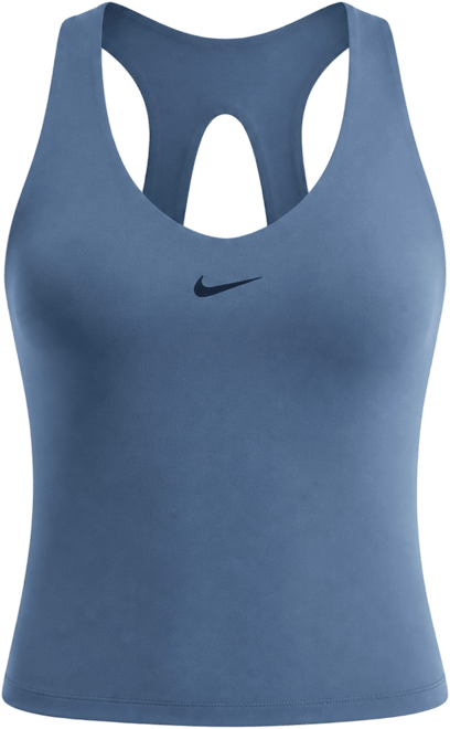 Nike Universa Camiseta de tirantes con bra deportivo con almohadilla de media sujeción para mujer