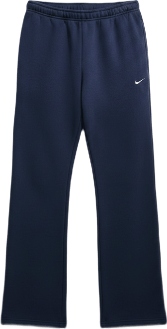 Nike Studio Fleece Medium Weight Women's Mid-Rise Open-Hem Trousers