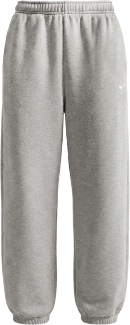 Nike Studio Fleece Medium Weight Pantalon resserré aux chevilles oversize et taille haute pour femme