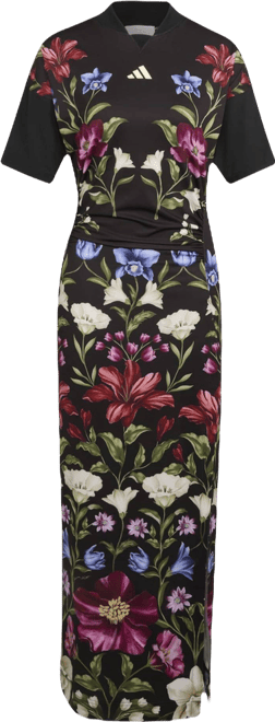 adidas originals farm big floral print midi dress Amazon.com: adidas Women's Farm Rio Premium Dress, Black/Cream White/Craft  Green, X-Small : Clothing, Shoes & Jewelry