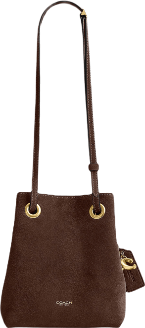 COACH Jade Suede Mini Drawstring Bag | Dillard's