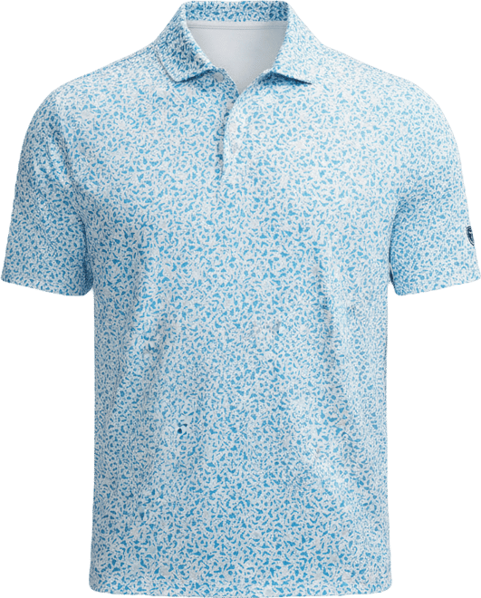 Nike Par Męska koszulka polo do golfa z mikronadrukiem w ptaki Dri-FIT