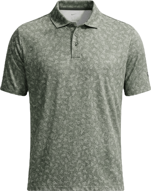 Nike Par Polo de golf Dri-FIT à imprimé herbe pour homme