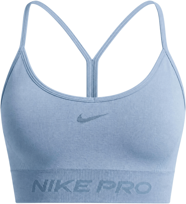 Nike Pro Seamless Bra deportivo de baja sujeción con almohadillas para mujer