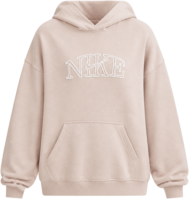 Nike Studio Fleece Medium Weight "Graphic Pack" Women's Oversized Pullover Logo Hoodie