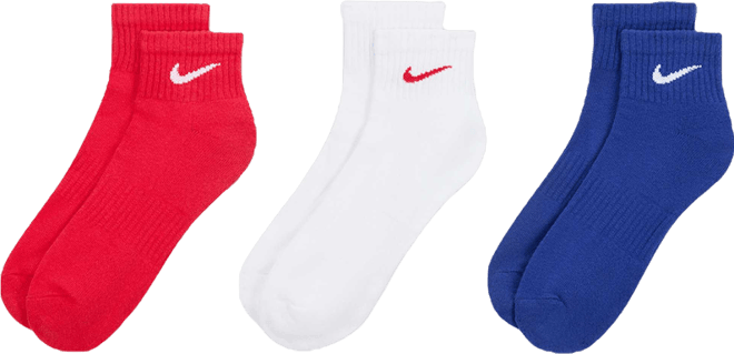 Nike Everyday Cushioned Training Ankle Socks (3 Pairs)