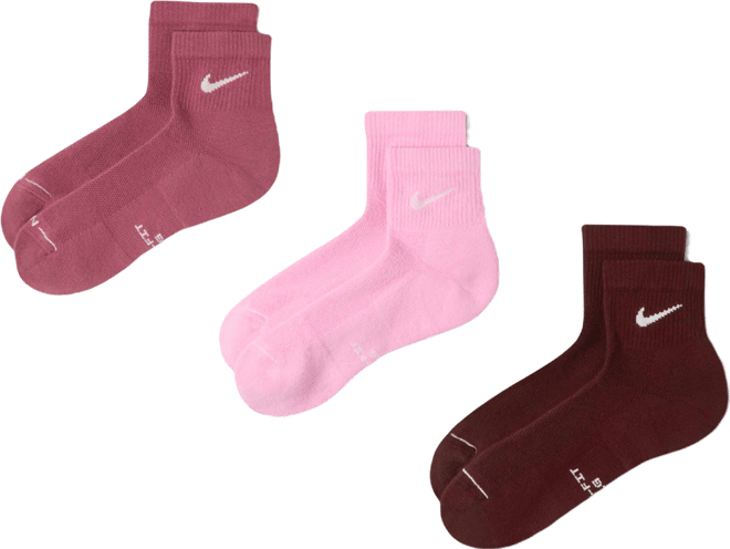 Nike Everyday Elevated Ankle Socks (3 Pairs)