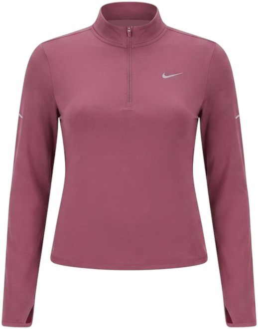 Nike Swift Playera de correr Dri-FIT UV de cierre de 1/4 para mujer
