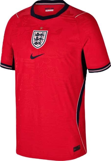 Engels elftal 2026 Match Uit Nike Aero-FIT voetbalshirt voor kids