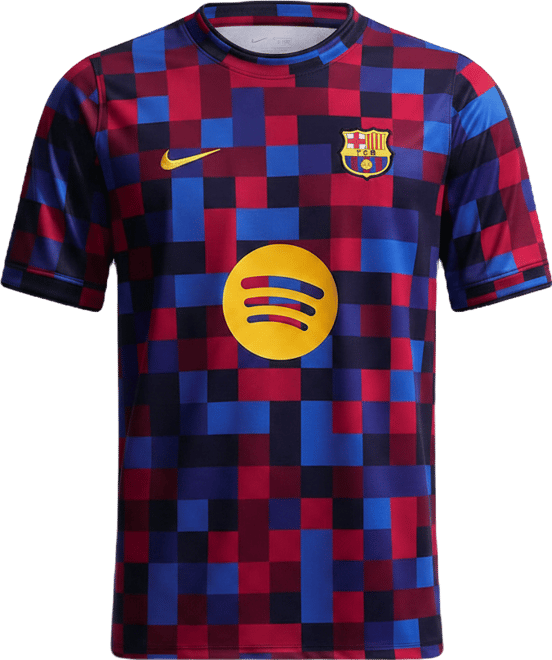 FC Barcelona Thuis Nike Dri-FIT warming-uptop voor heren