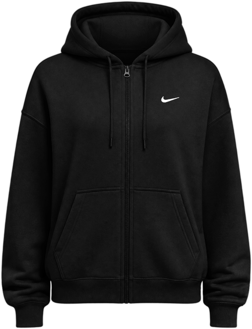 Nike Studio Fleece Medium Weight Women's Oversized Full-Zip Hoodie