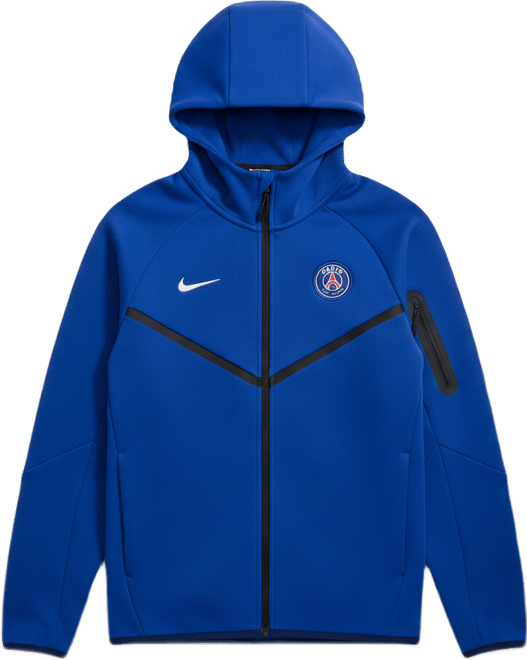 Paris Saint-Germain Tech Fleece Windrunner Men's Nike Football Full-Zip Hoodie
