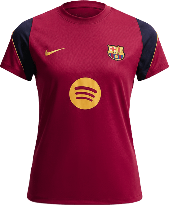 FC Barcelona Strike Haut de foot à manches courtes Nike Dri-FIT pour femme