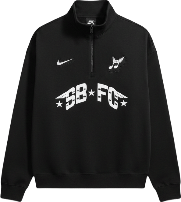 Nike SB Skate 1/2-Zip Fleece Crew-Neck Sweatshirt